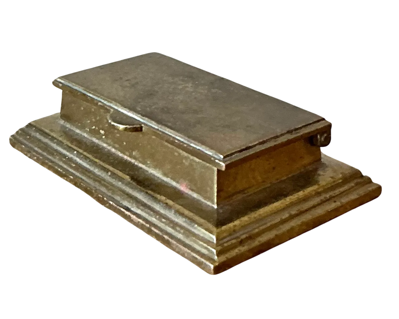 Vintage Brass Pill Box