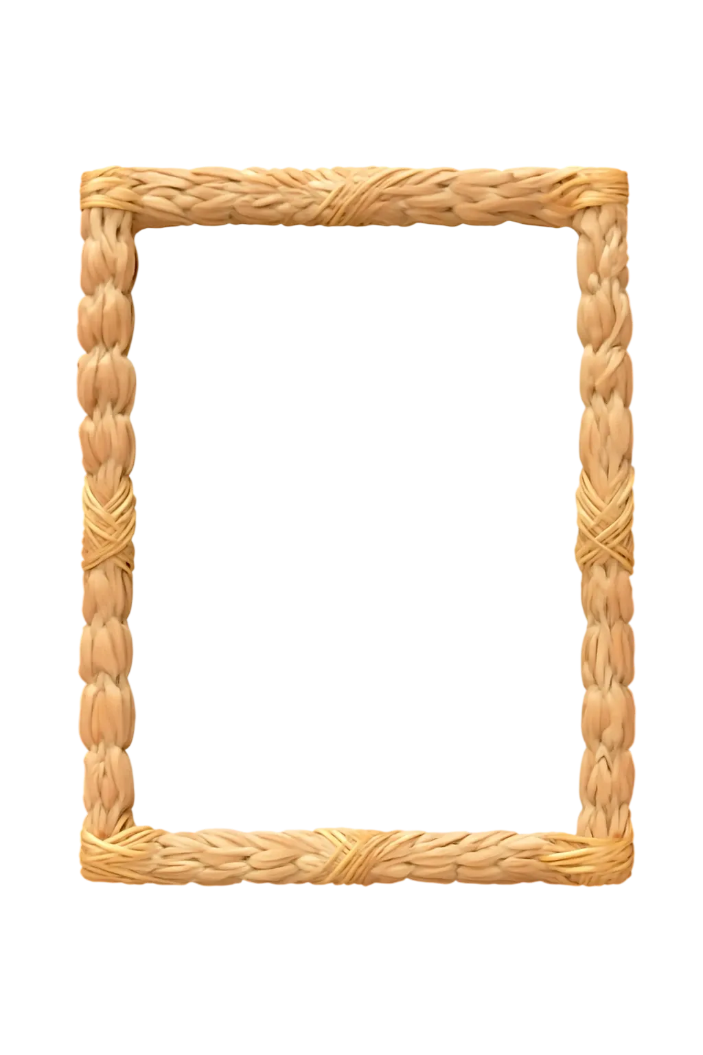 Vintage Italian Carved Wood Mirror