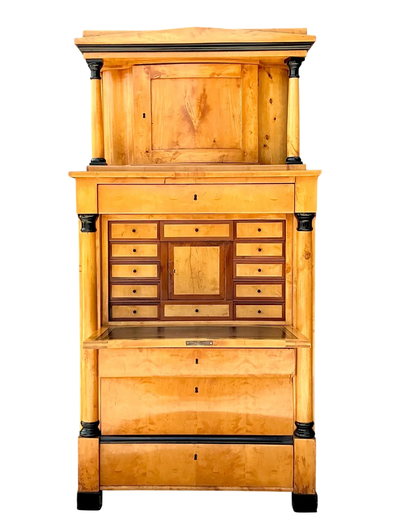 Vintage Biedermeier Secretaire Cabinet
