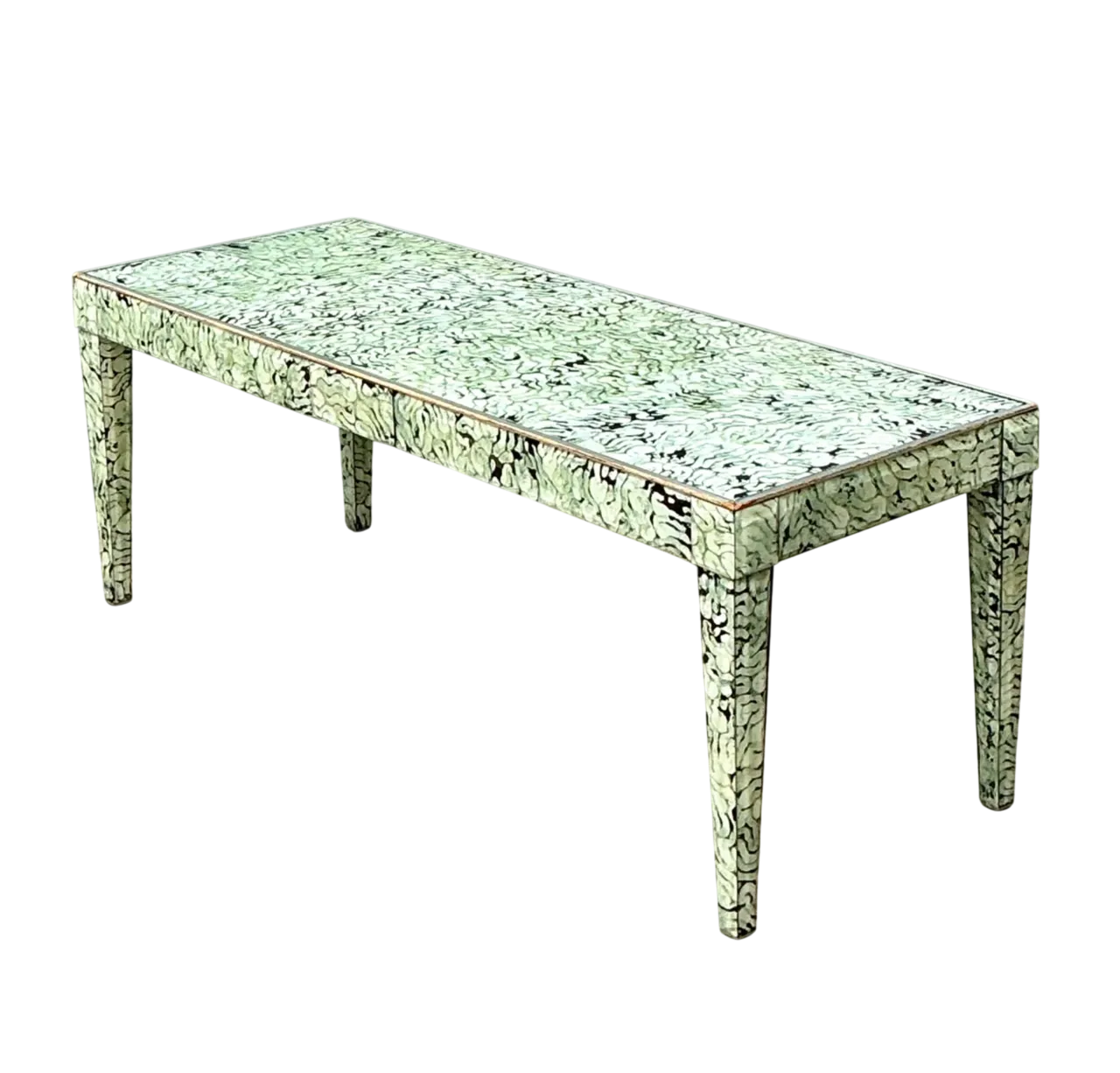 Vintage Hand Painted Eglomise Coffee Table