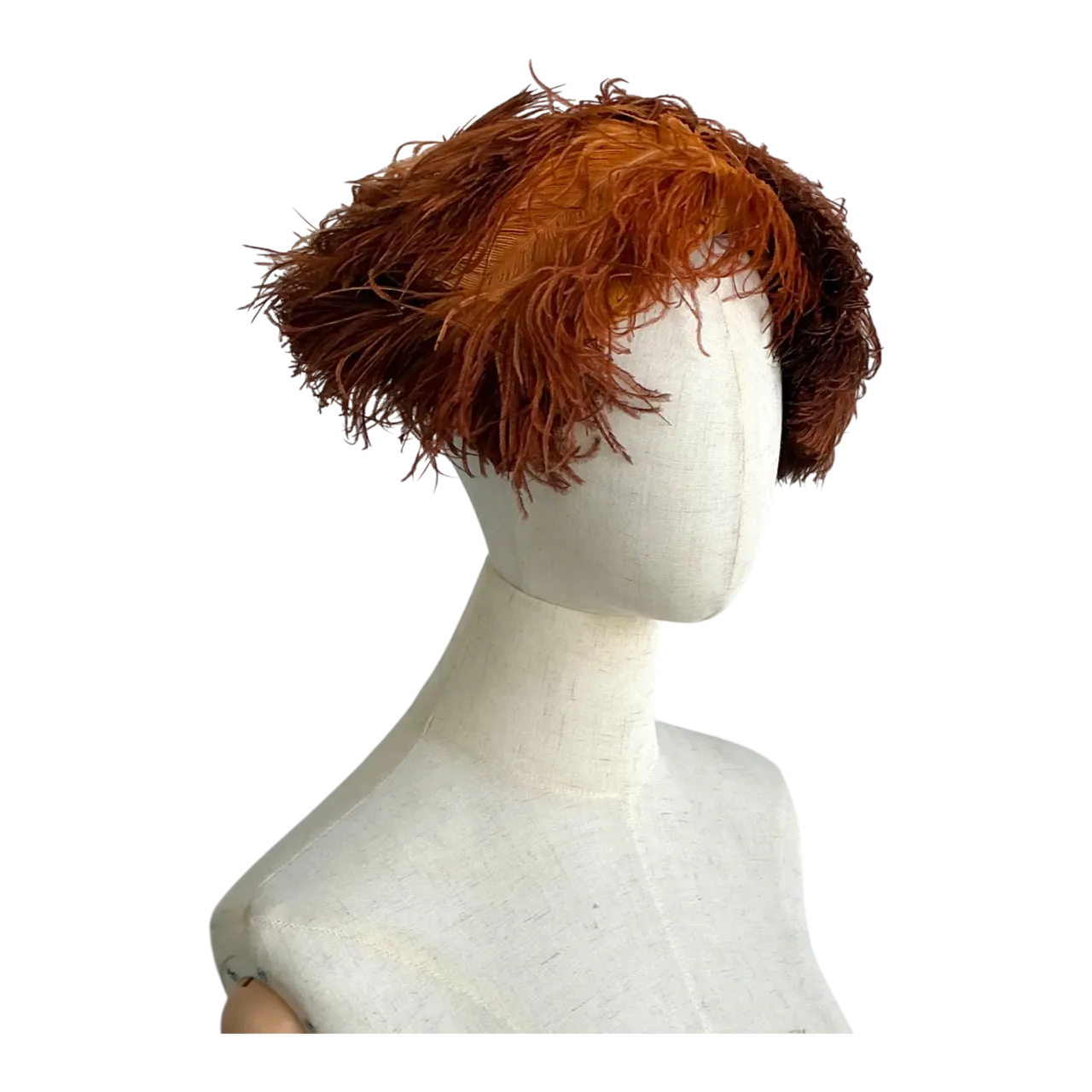 Vintage 1950s Ostrich Feather Hat