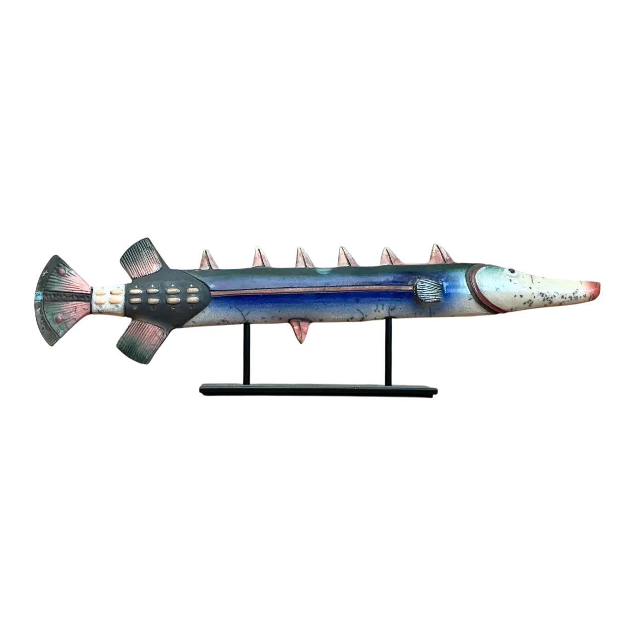 Vintage Ceramic Fish Sculpture