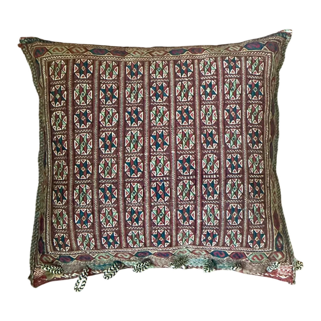 Vintage Monumental Kilim Throw Pillow