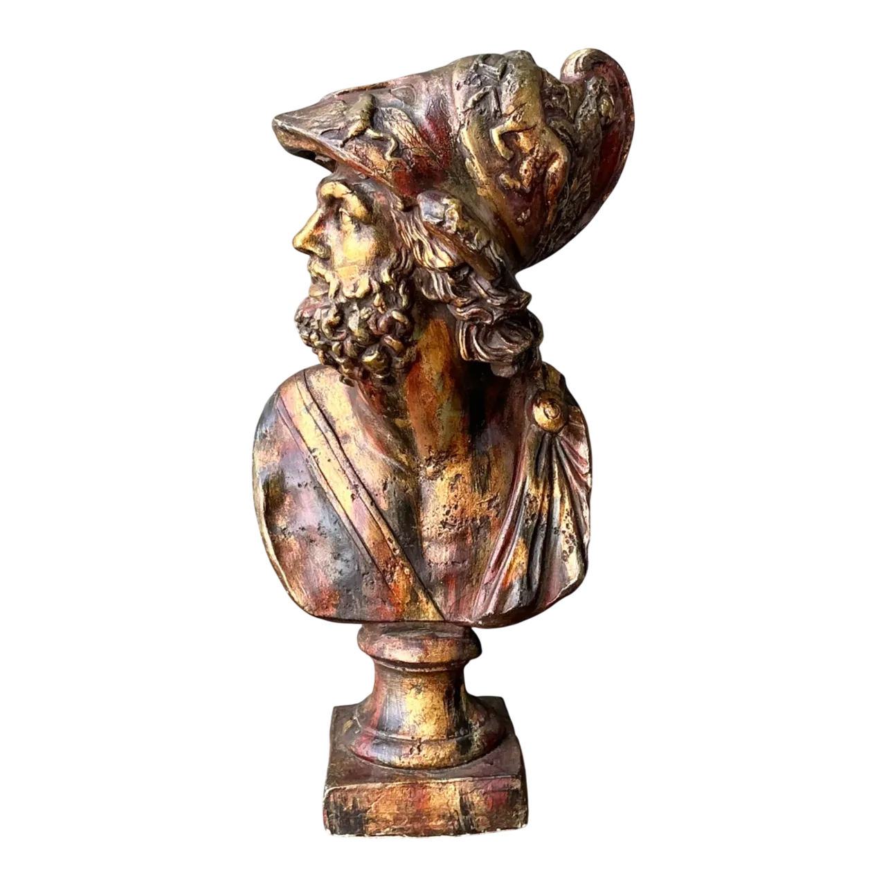 Vintage Classical Greek Style Bust Of Ajax