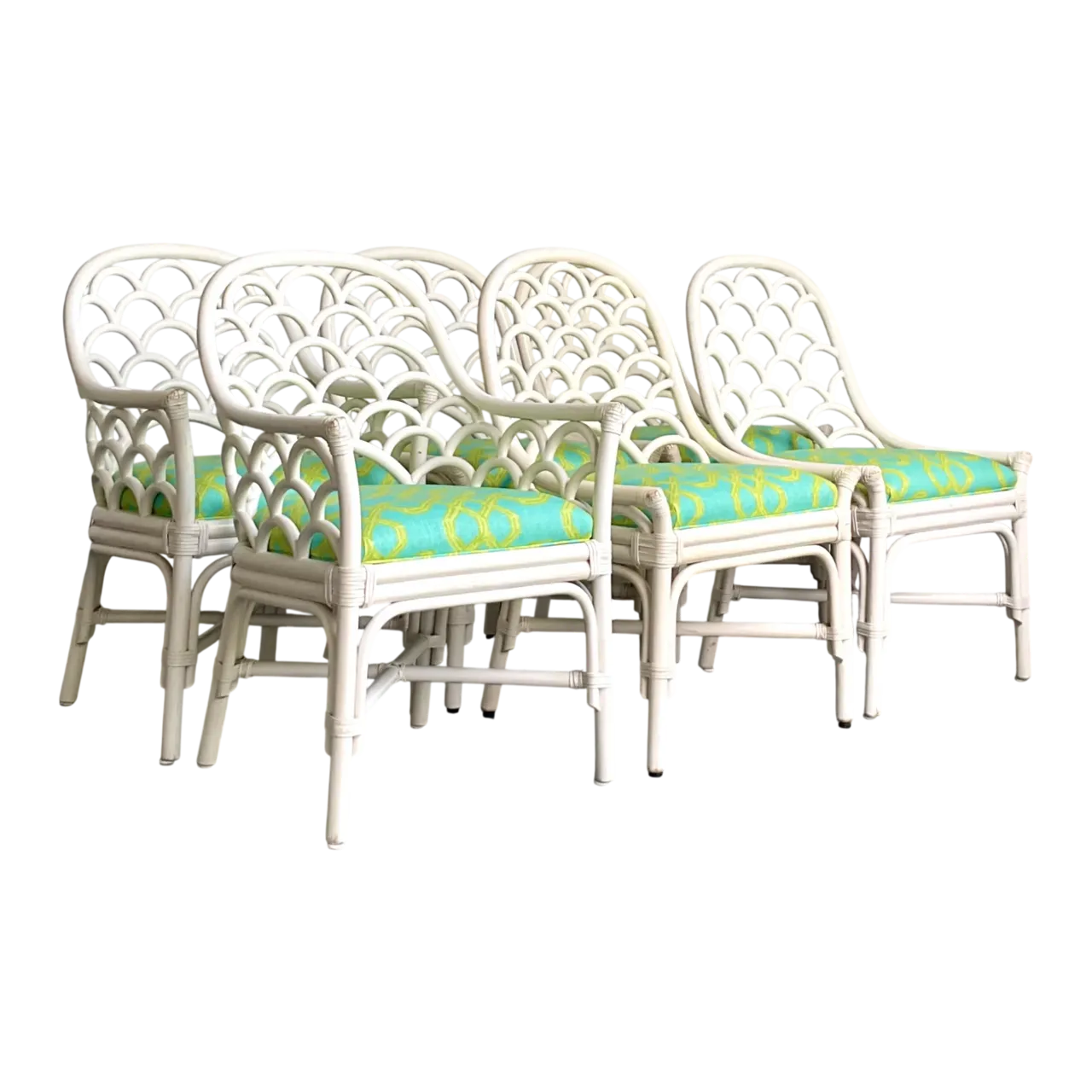 Chairs in Lilly Pulitzer for Lee Jofa “Well Connected” Set of 6