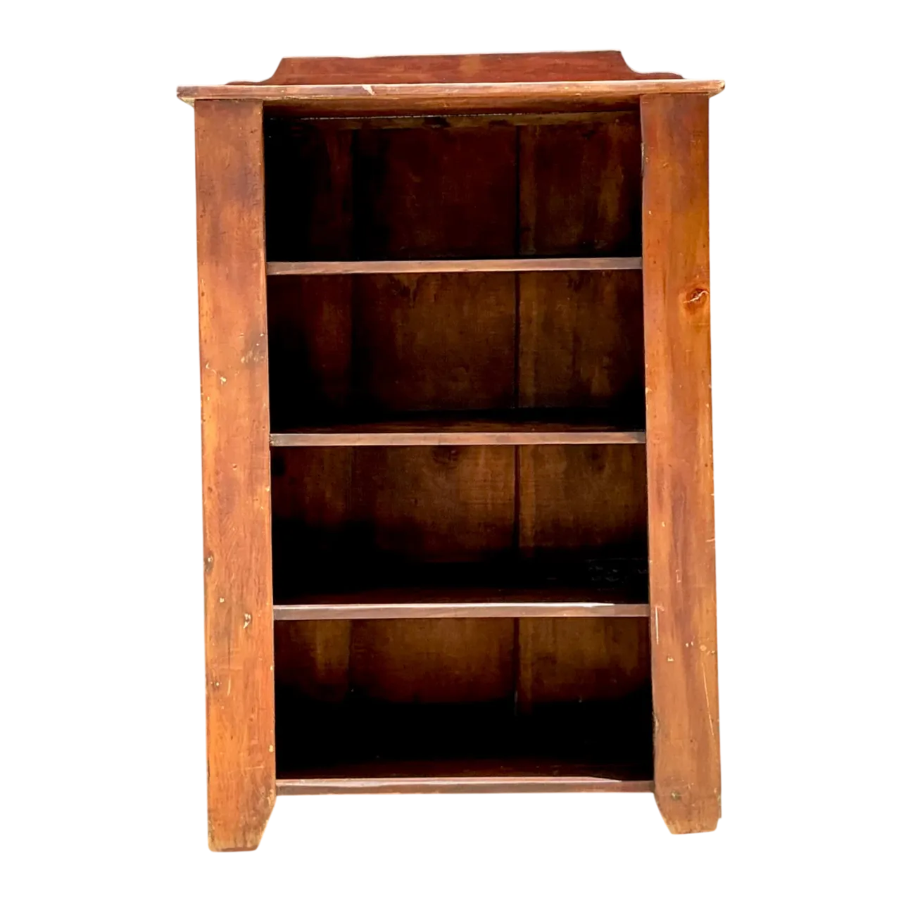 Vintage Rustic Handcrafted Wood Shelving Unit
