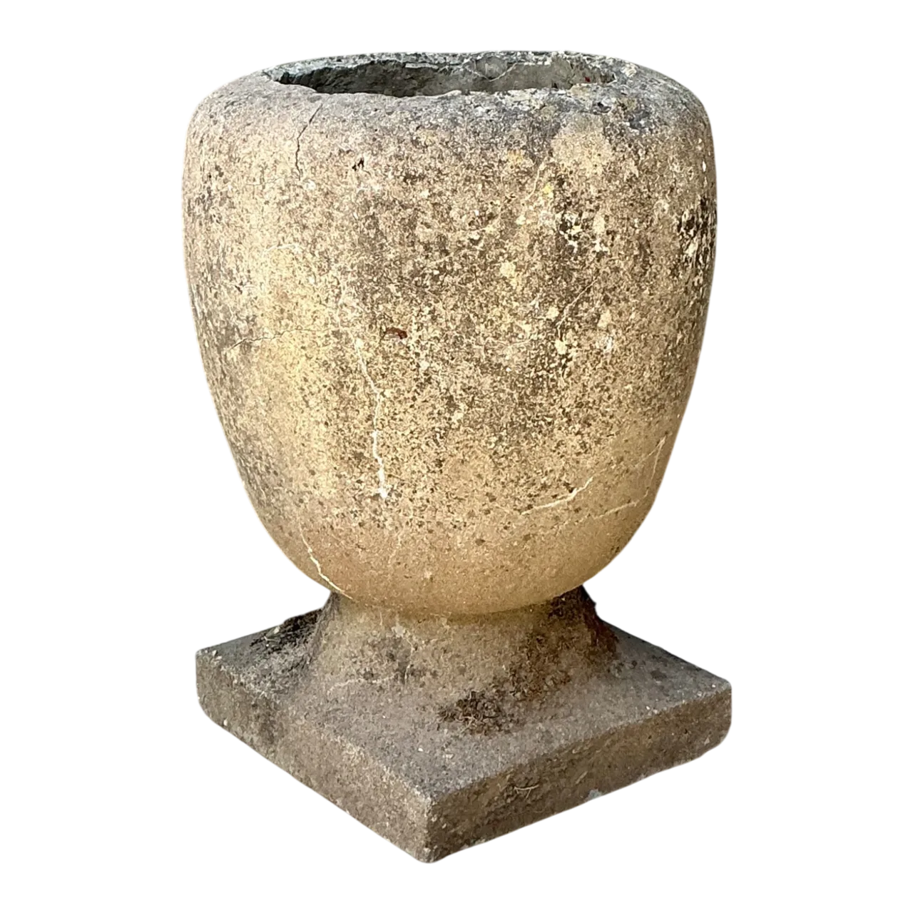Rustic Stone Garden Planter