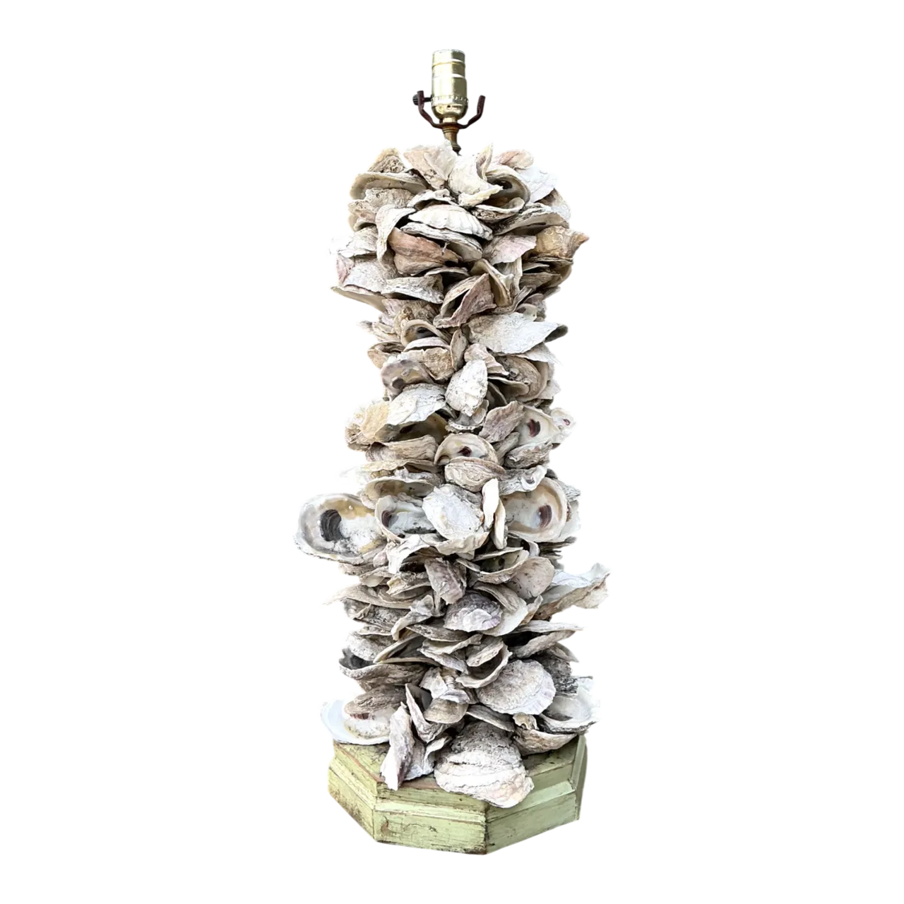 Vintage Oyster Shell Table Lamp
