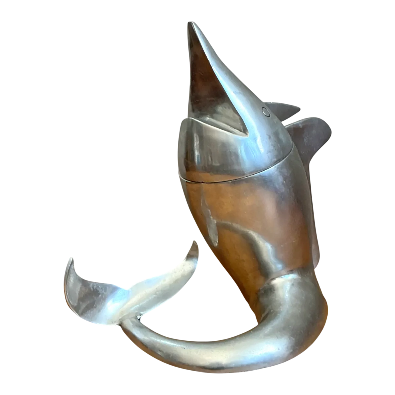 Retro Metal Dolphin Beverage Cooler