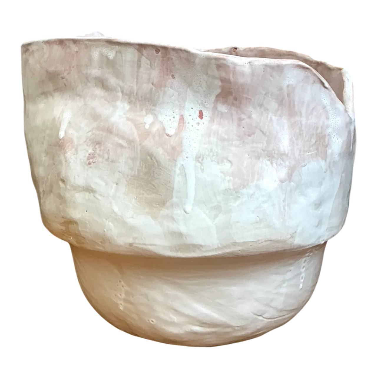 Vintage Monumental Handcrafted Ceramic Vessel