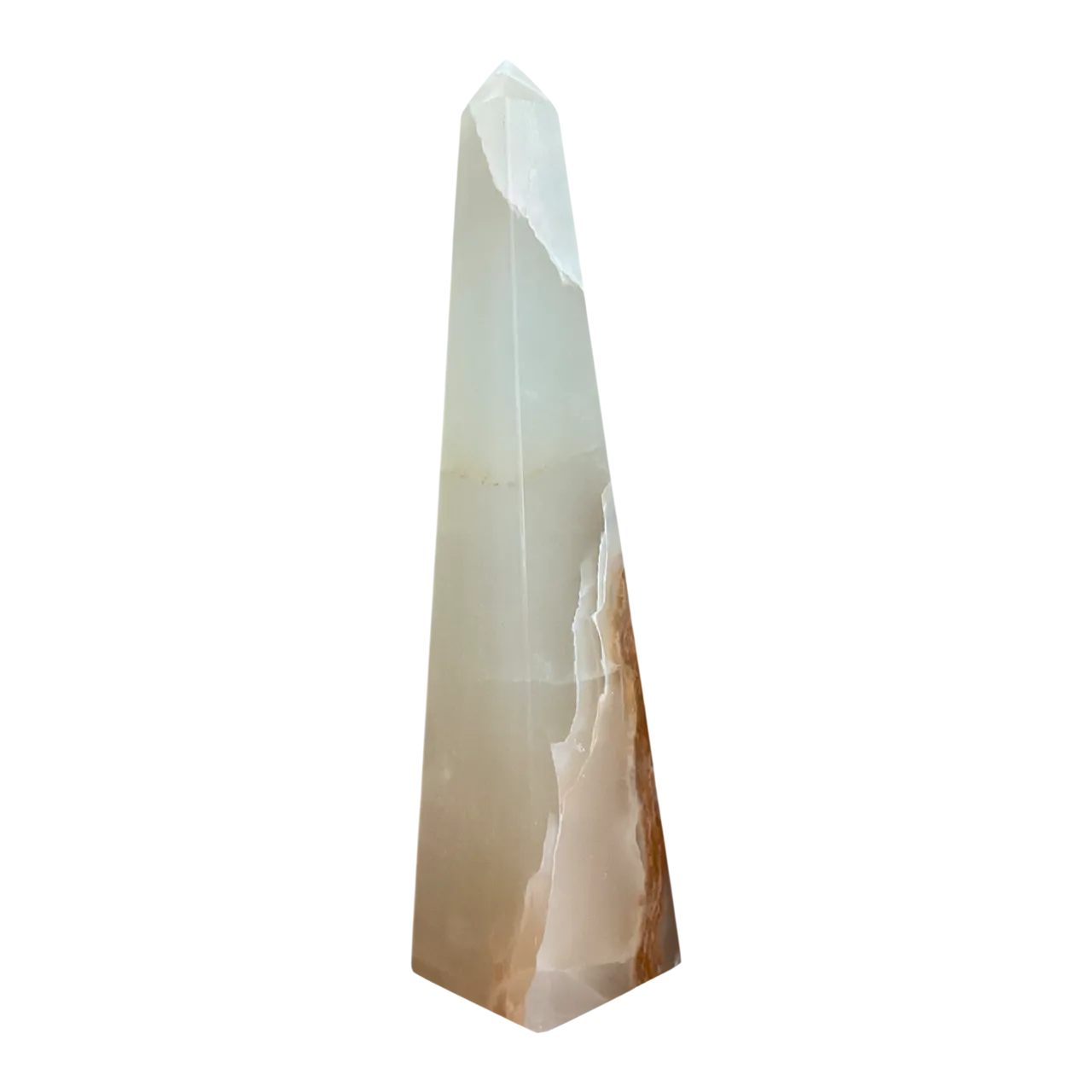 Vintage Onyx Stone Obelisk