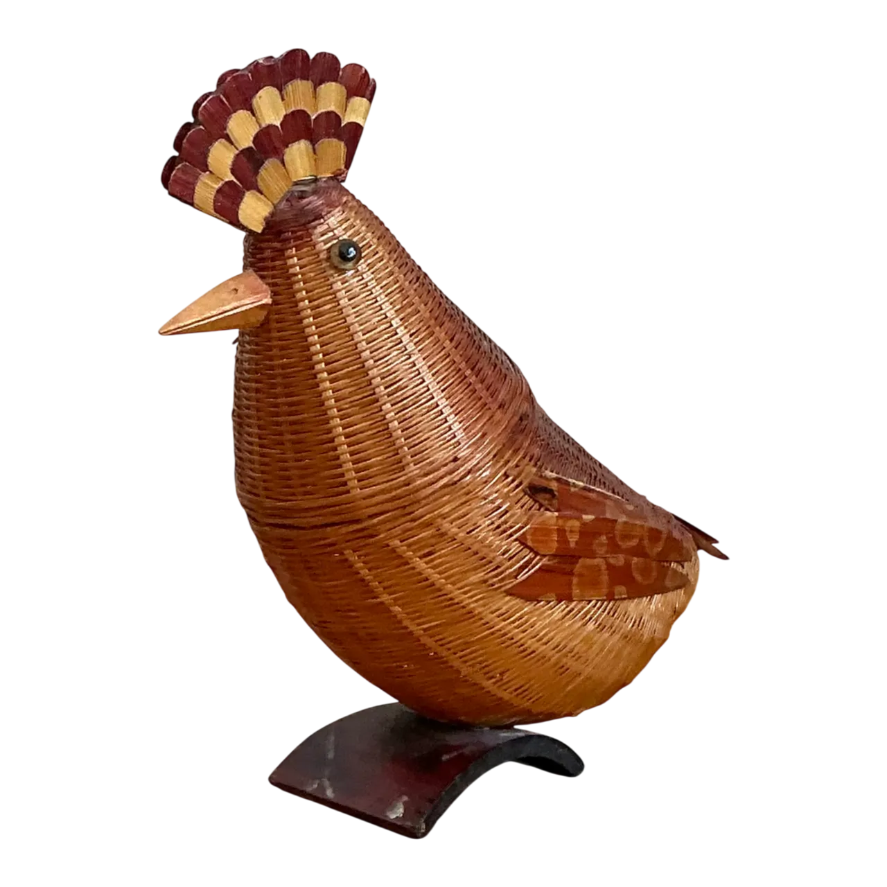 Vintage Shanghai Weave Rattan Pheasant