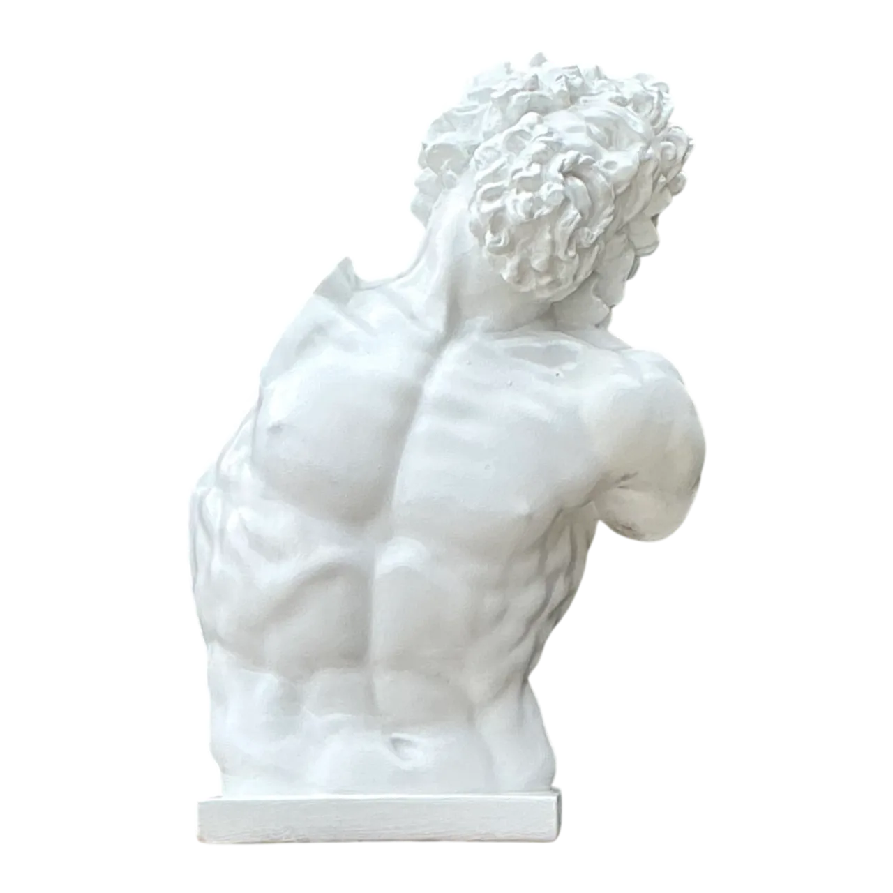 Vintage Classical Ceramic Bust Sculpture Of Laocoön