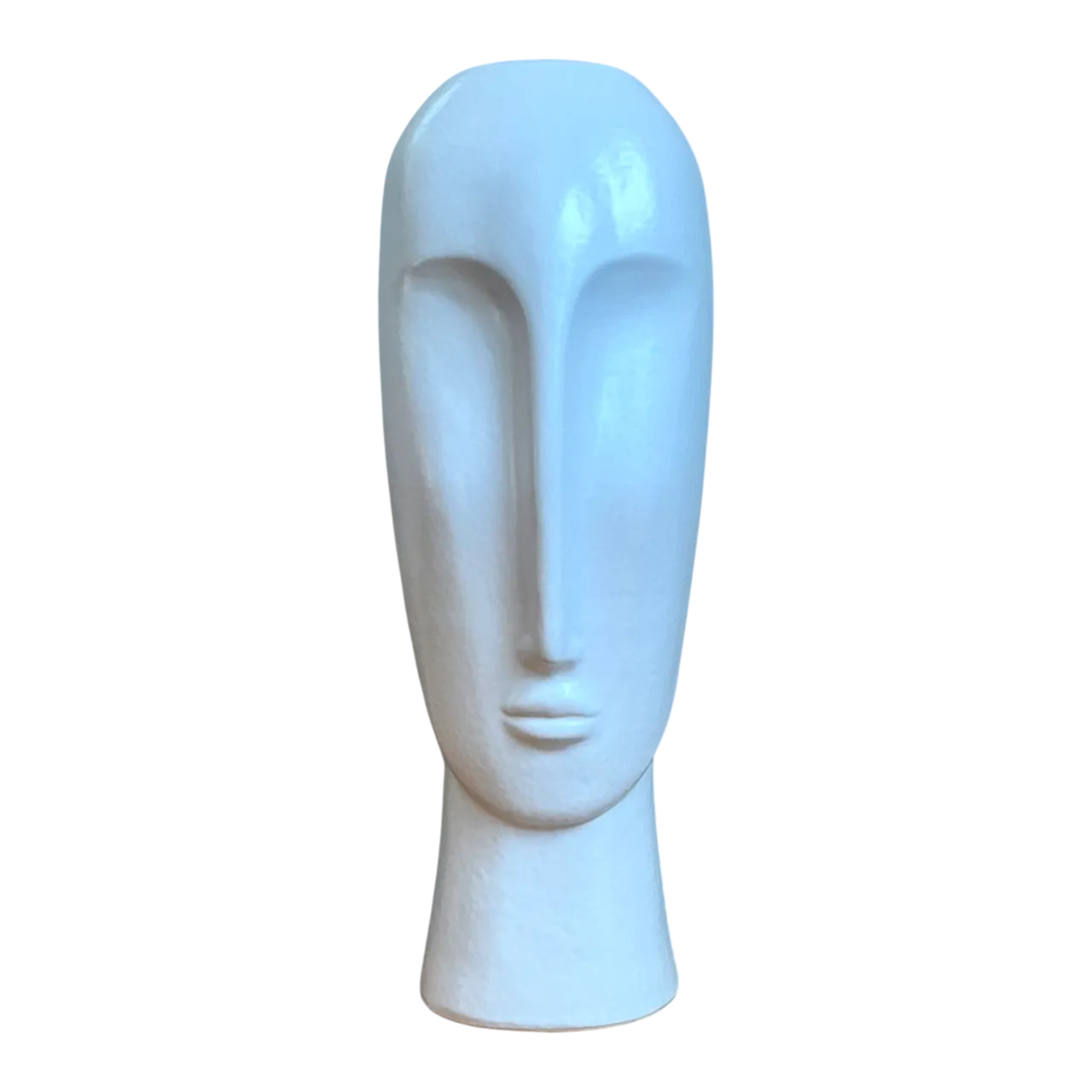 Vintage Abstract Ceramic Bust Sculpture