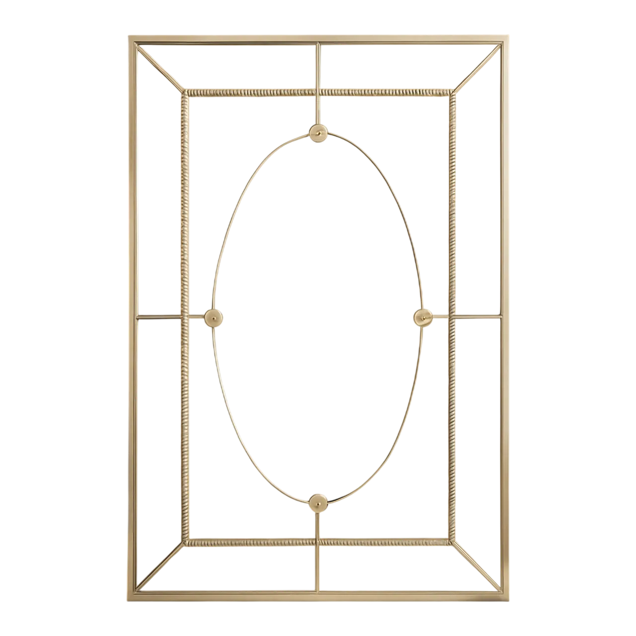 Vintage Monumental Antiqued Floor Mirror
