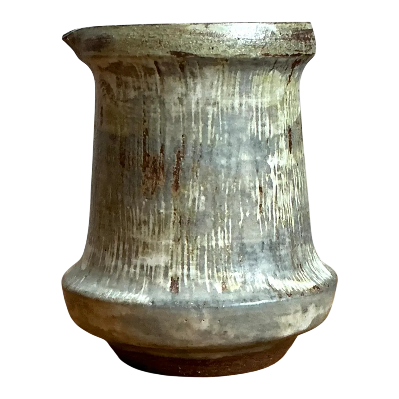 Vintage Drip Glaze Ceramic Pitcher