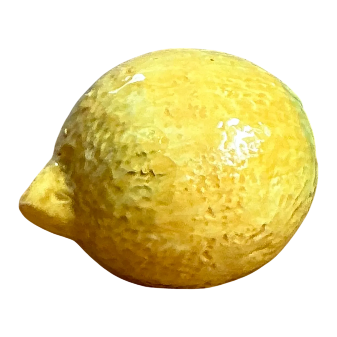 Vintage Italian Yellow Ceramic Lemon