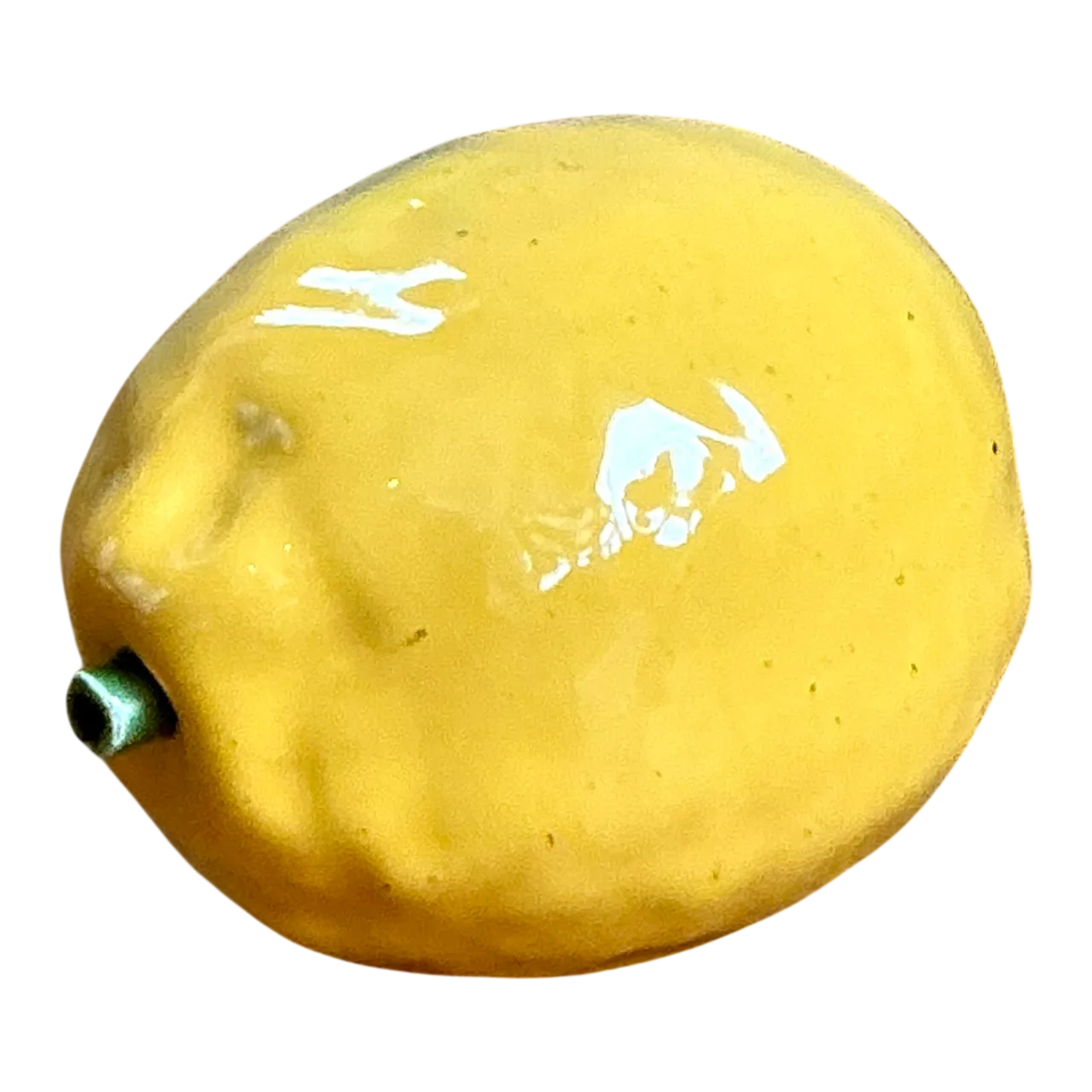 Vintage Italian Yellow Ceramic Lemon