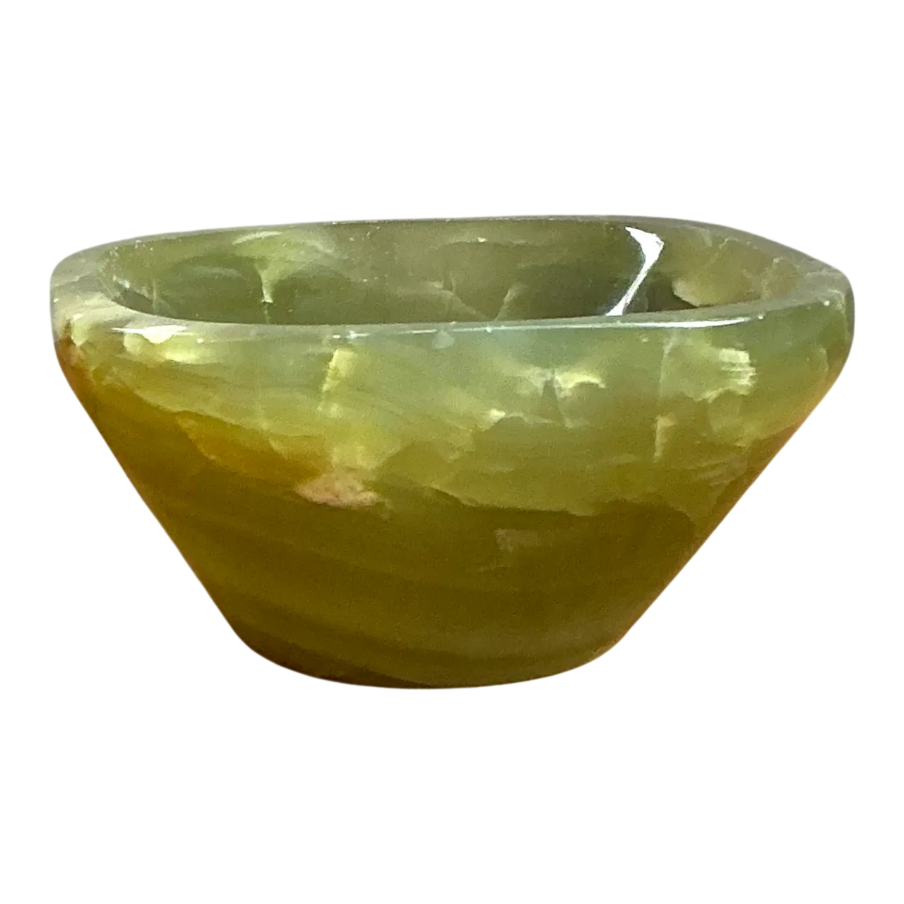 Vintage Green Onyx Bowl