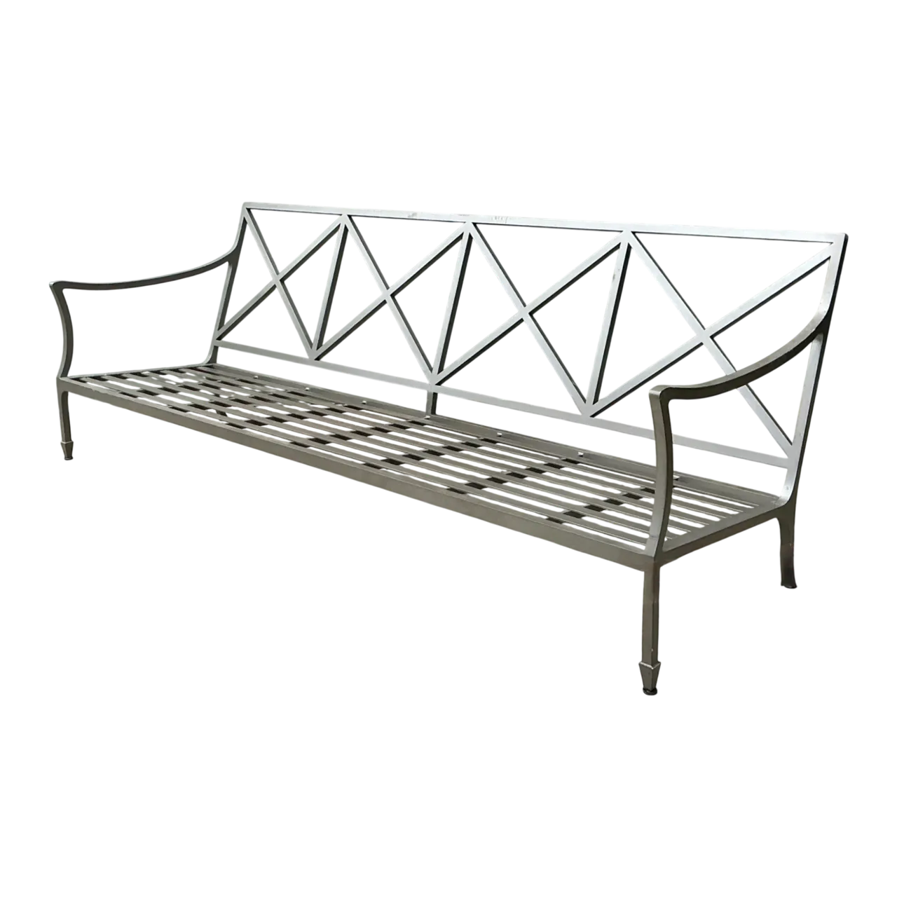 Vintage McKinnon And Harris “Beaufort” Cast Aluminum Sofa