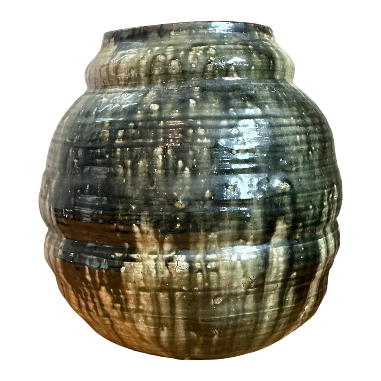 Vintage Handcrafted Ceramic Vessel
