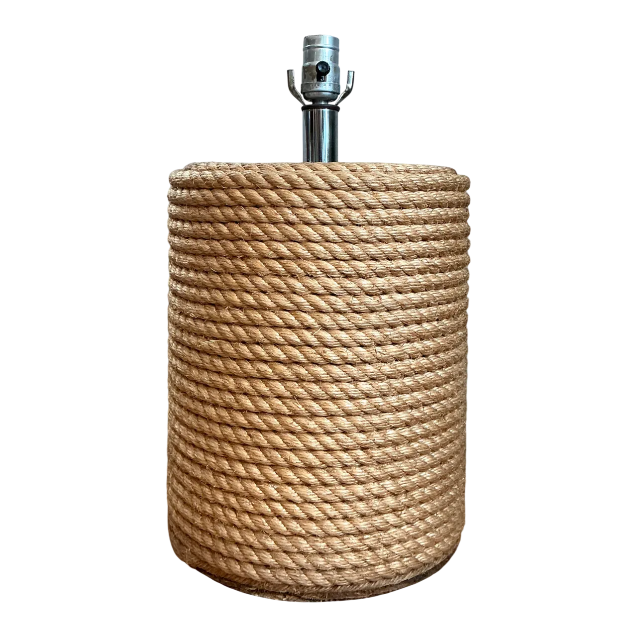 Vintage Rustic Rope Wrapped Lamp
