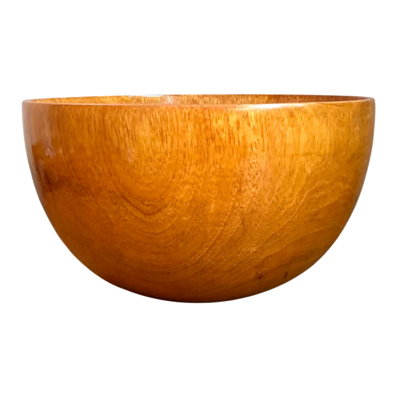 Vintage Handcrafted Wooden Bowl