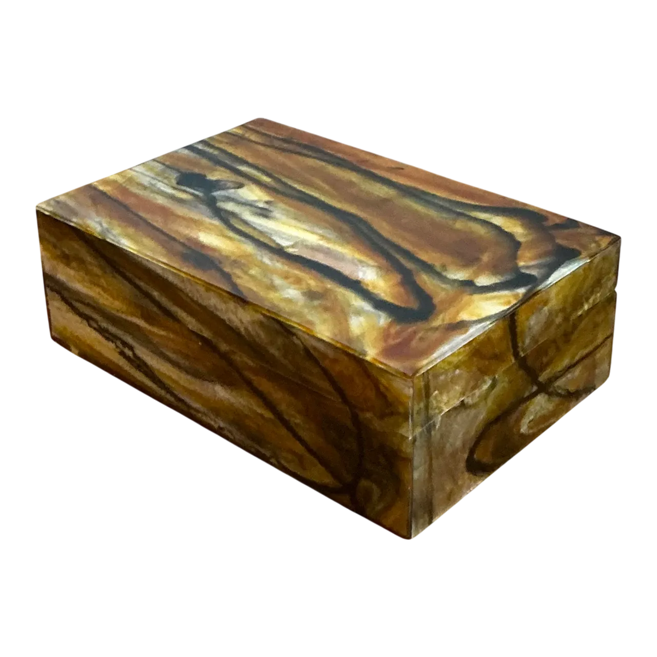 Vintage Abstract Resin Box