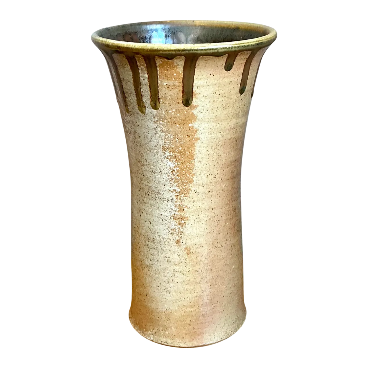 Vintage Drip Glaze Ceramic Vase