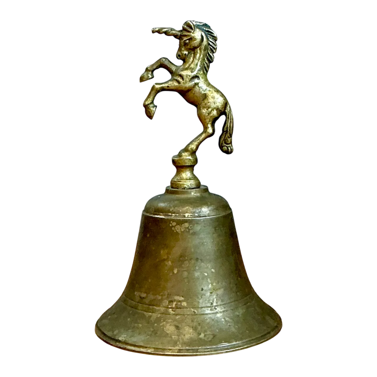 Vintage Brass Unicorn Bell