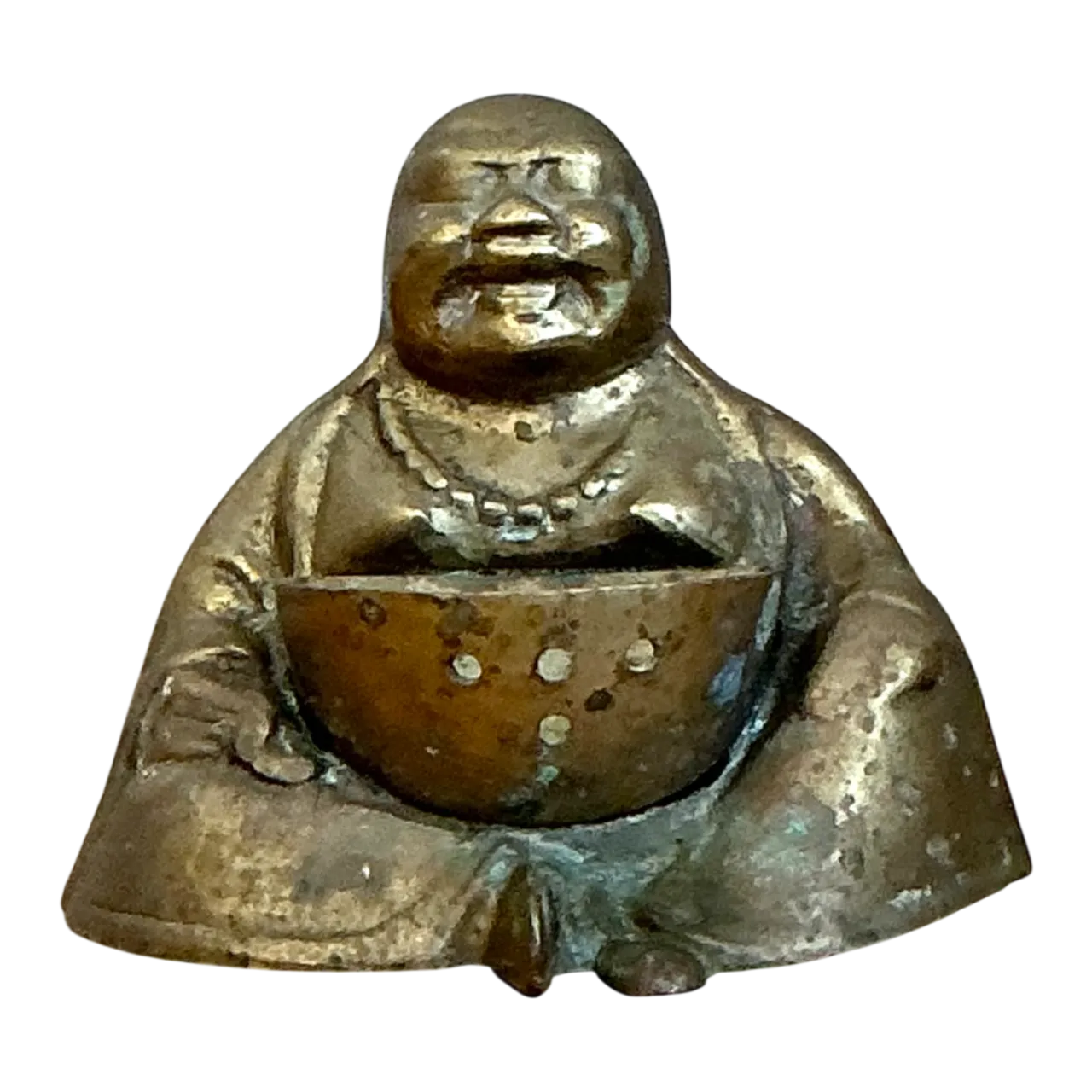 Vintage Brass Buddha Figurine
