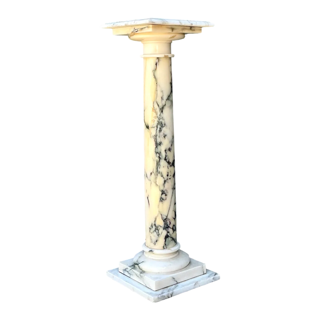 Vintage Marble Column Pedestal