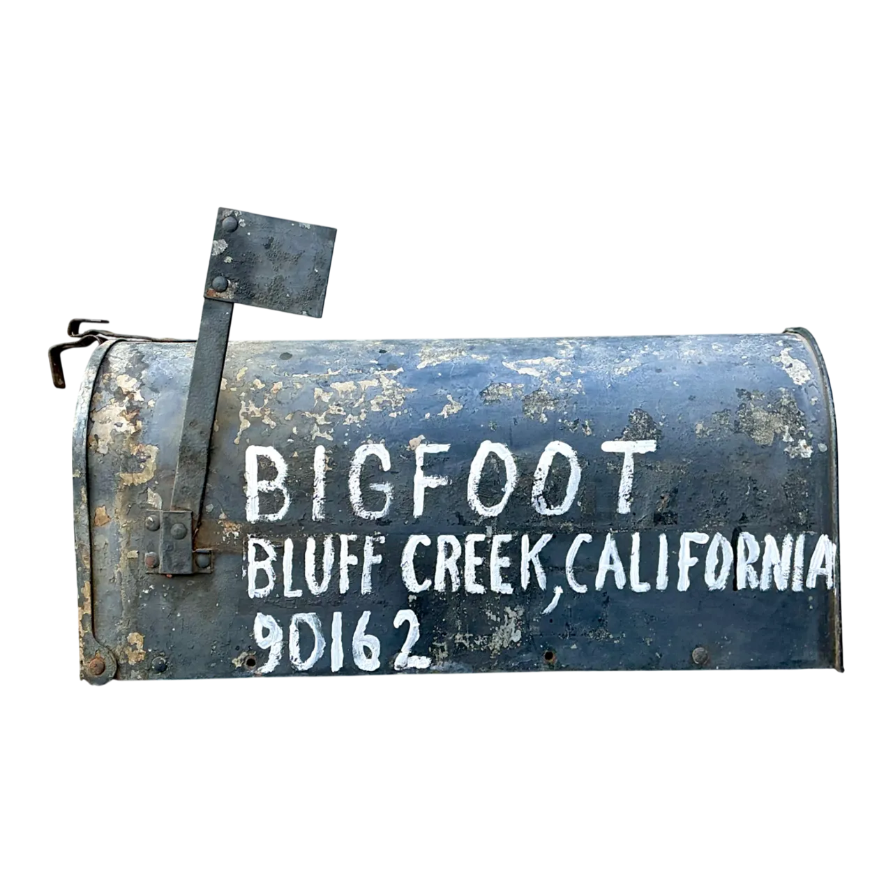 Vintage Metal Bigfoot Mailbox