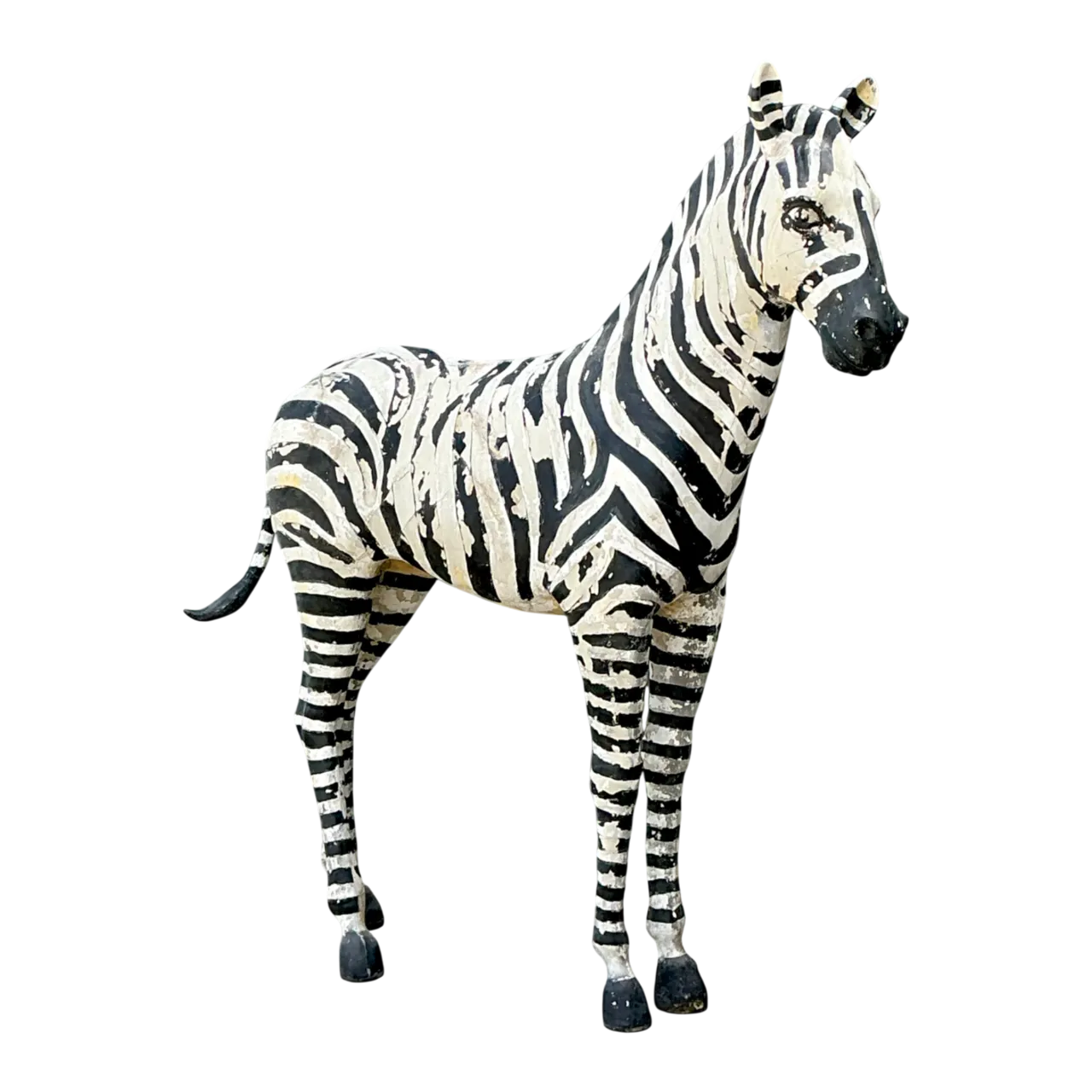 Vintage Life Size Baby Zebra