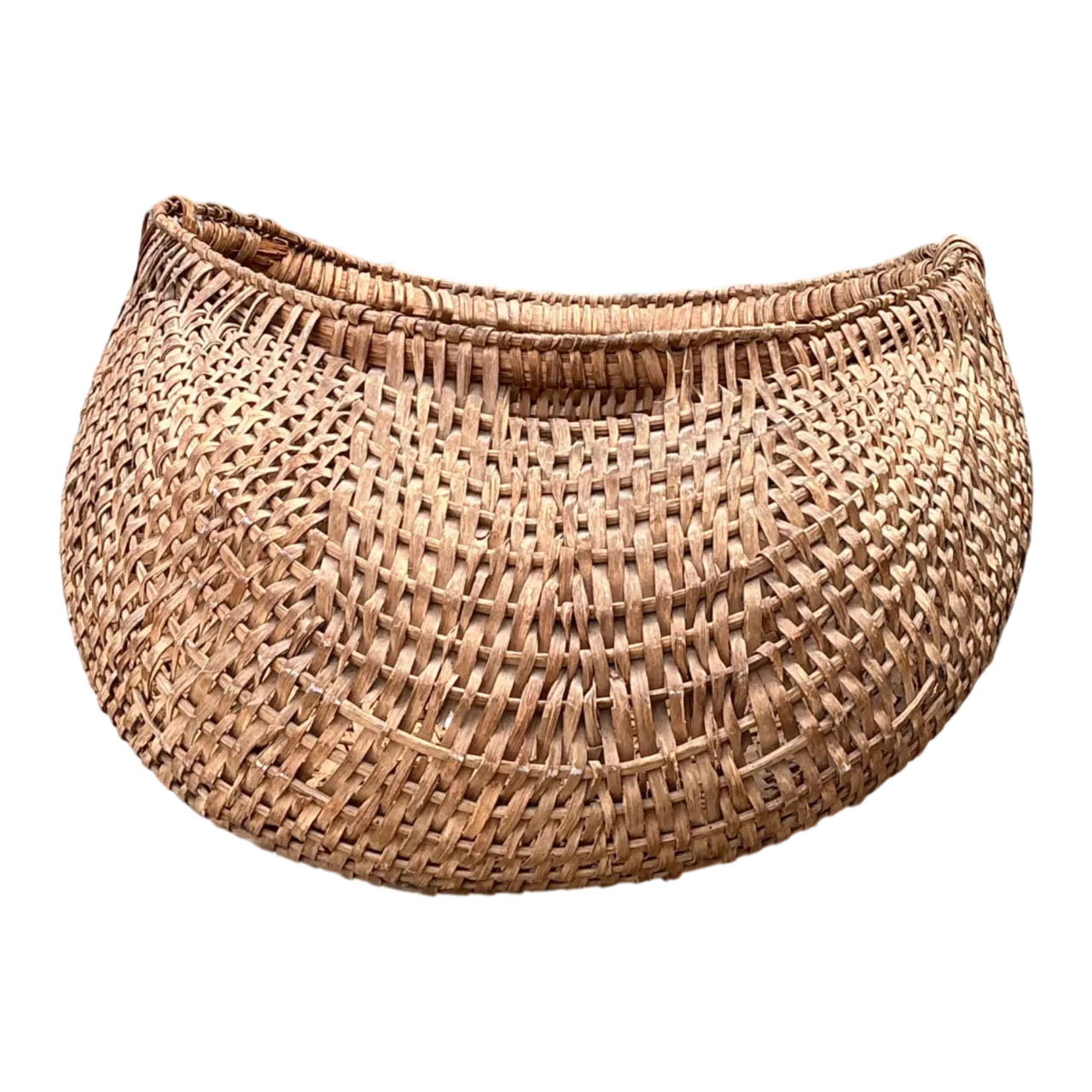 Vintage Woven Rattan Shaker Basket