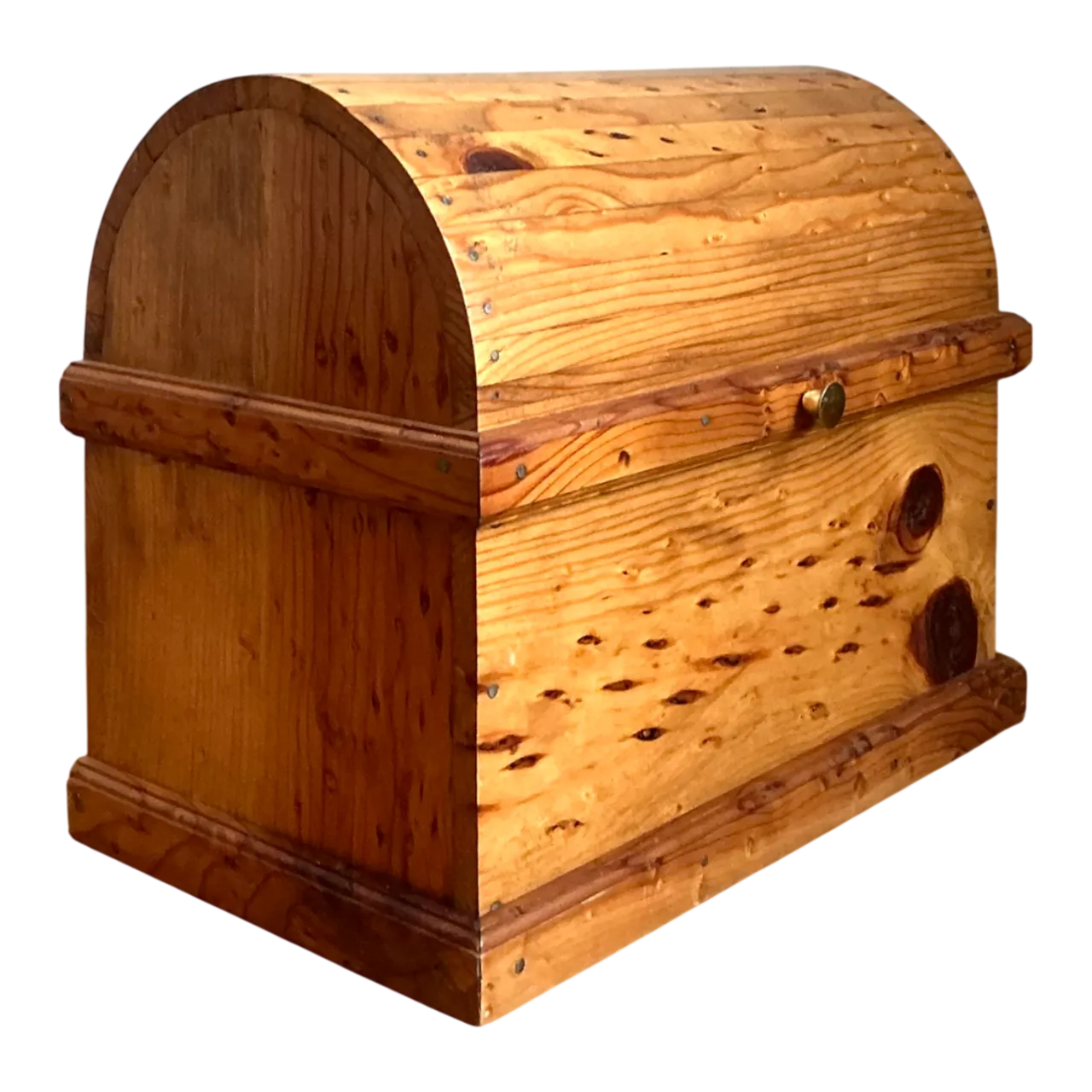 Vintage Wooden Treasure Chest Box