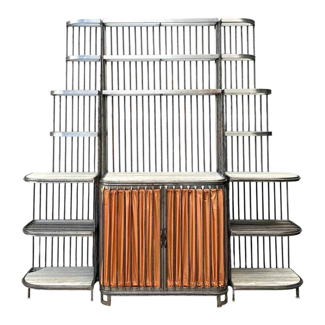 Vintage Industrial Style Rebar Dry Bar