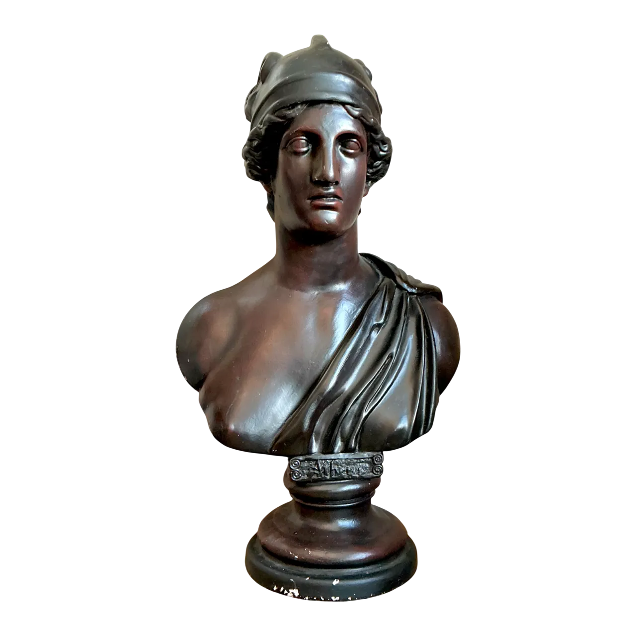 Vintage Italian Grand Tour Bust Of Achilles