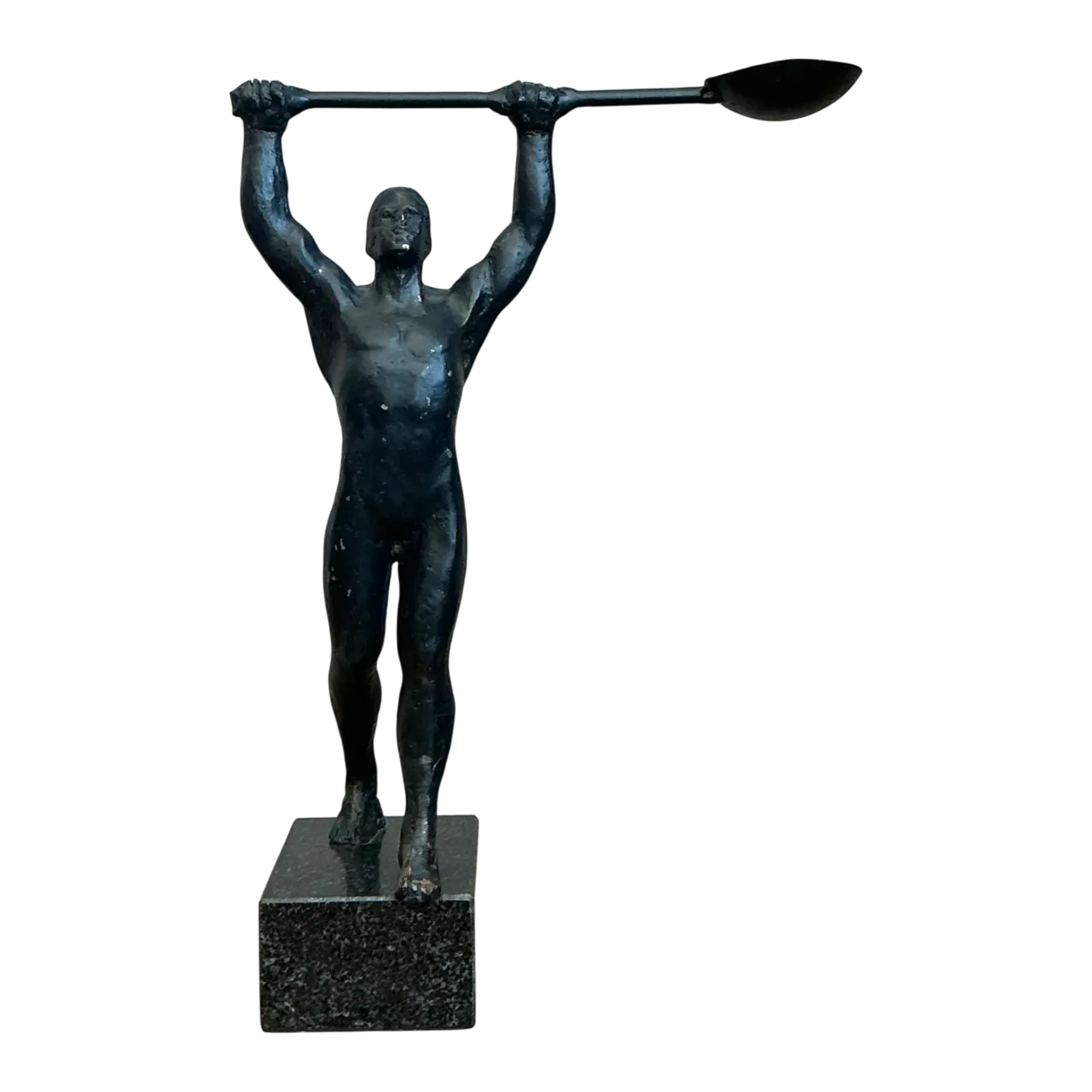 Vintage Metal Athlete Figurine