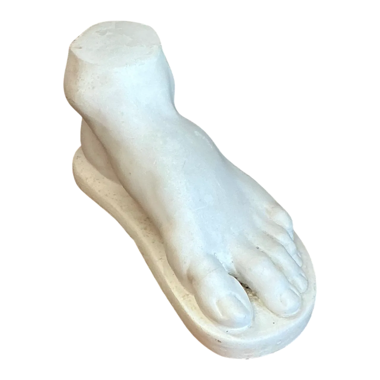 Vintage Italian Plaster Foot Sculpture