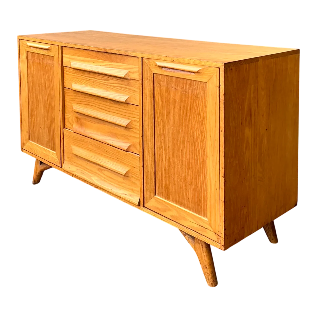 Mid-Century Modern Oak Sideboard