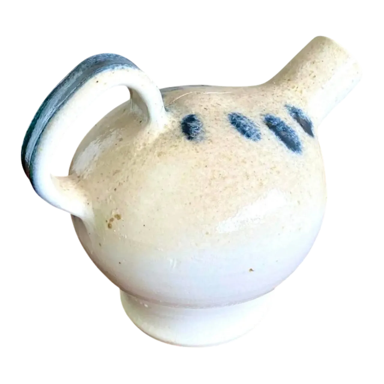 Late 20th Century Boho Studio Pottery Pitcher