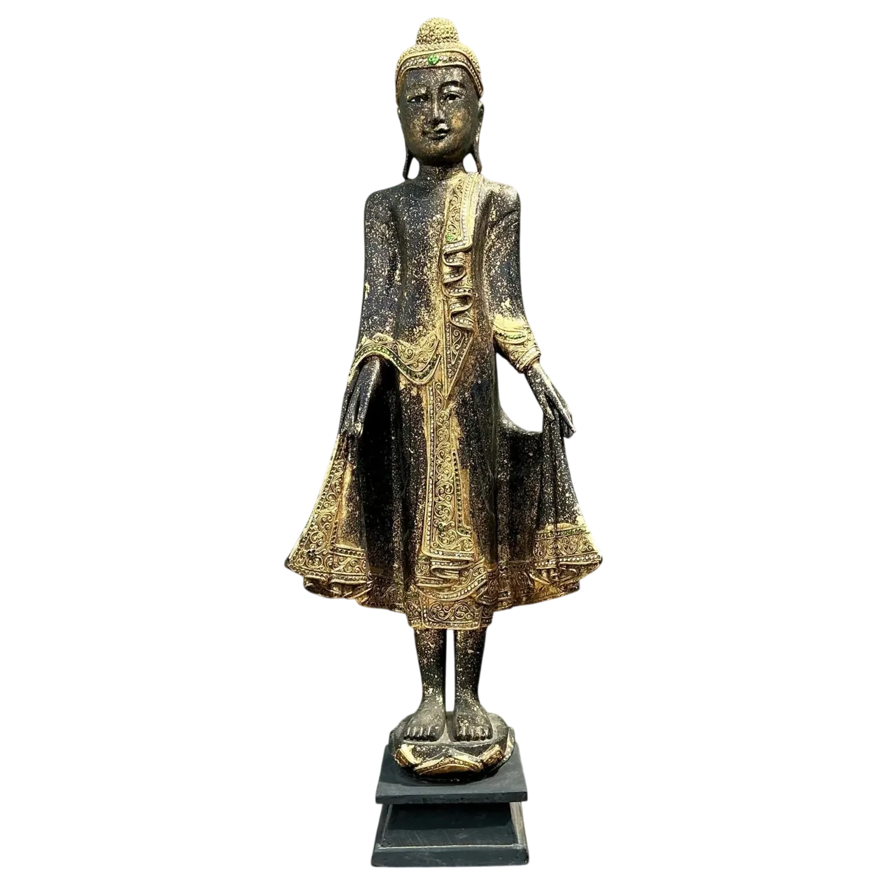 Vintage Gilt Tipped Buddah