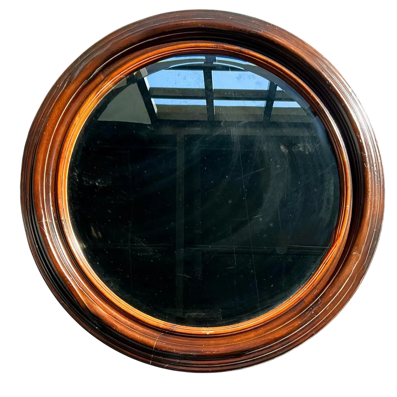 Vintage Boho Italian Baker Milling Road Millwork Mirror
