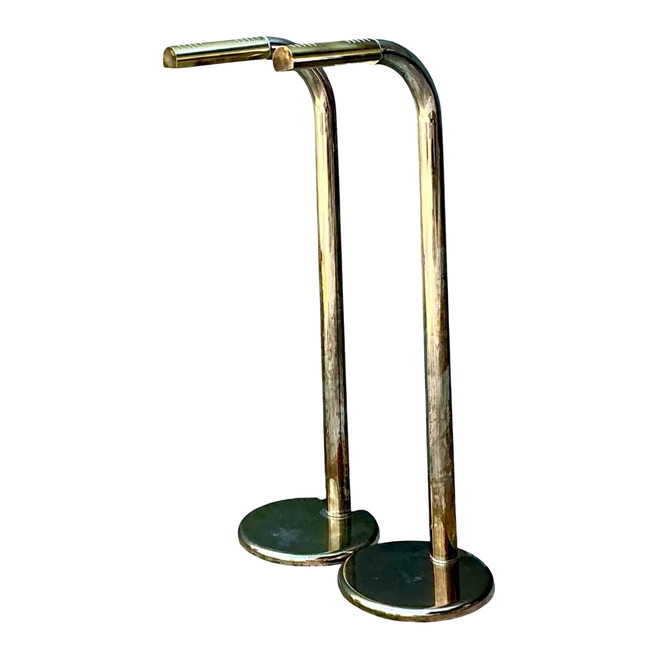 Vintage 80s Rainbow Floor Lamps - A Pair