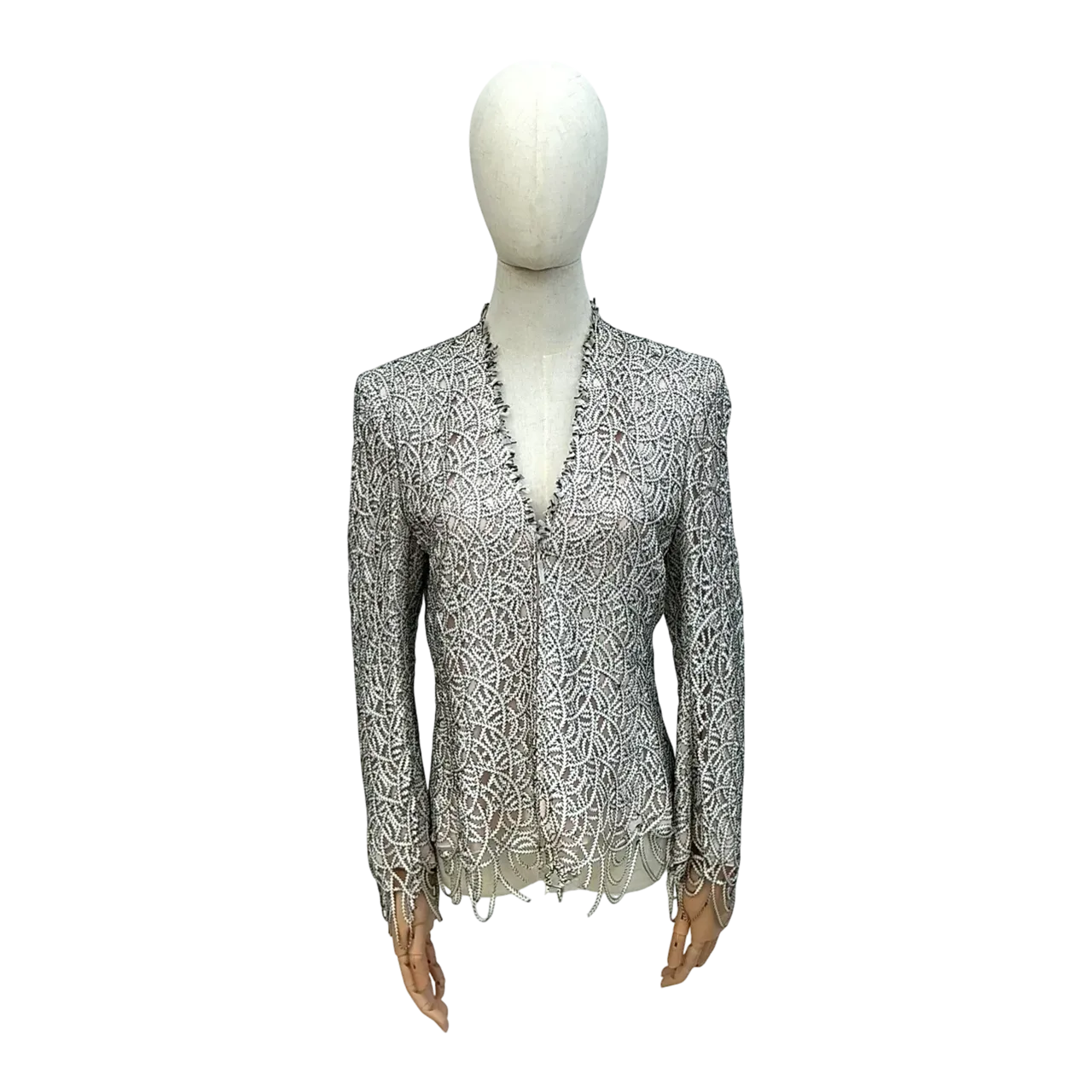 Vintage Akris Textured Woven Jacket