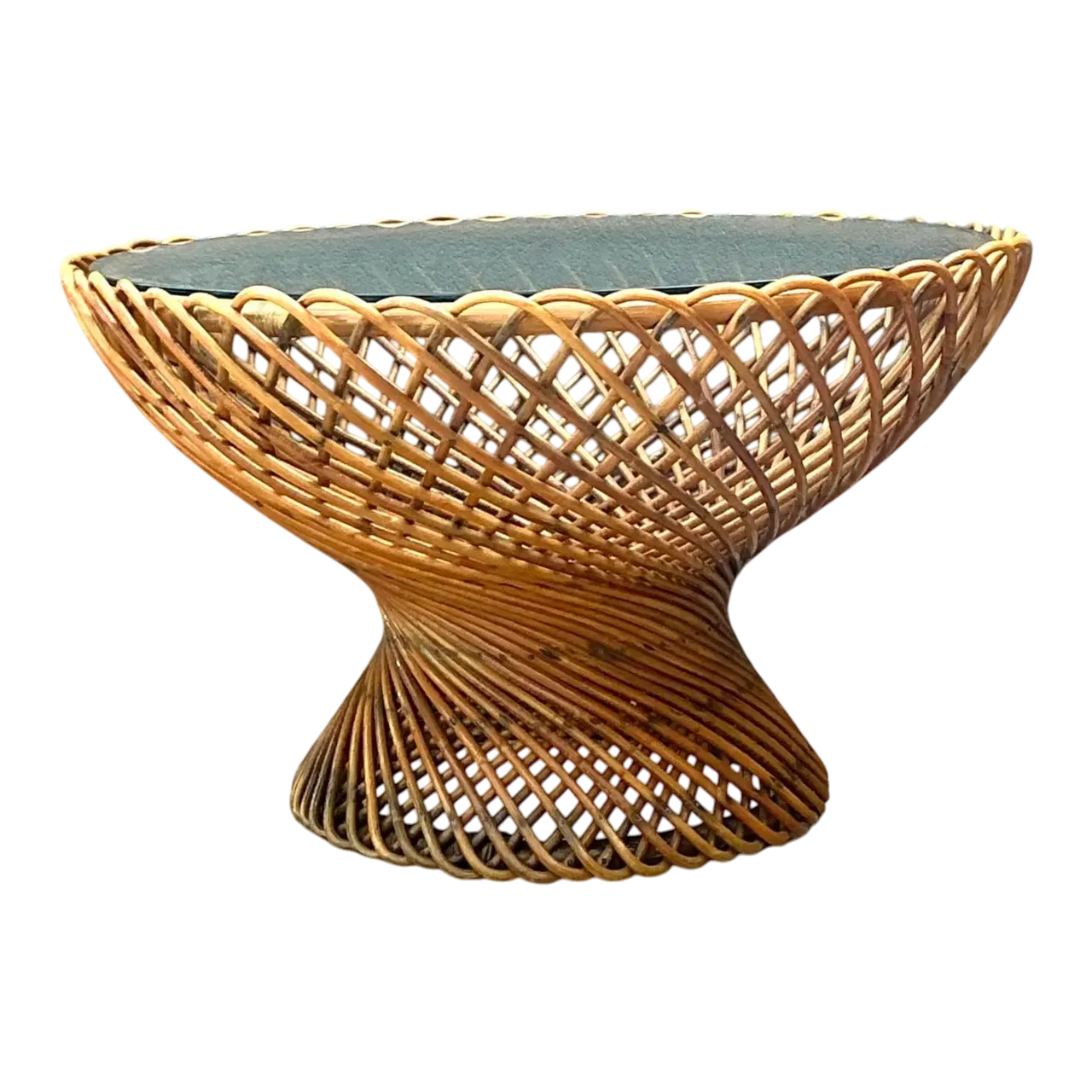 Vintage Albini for Bonacini “Primavera” Rattan Table