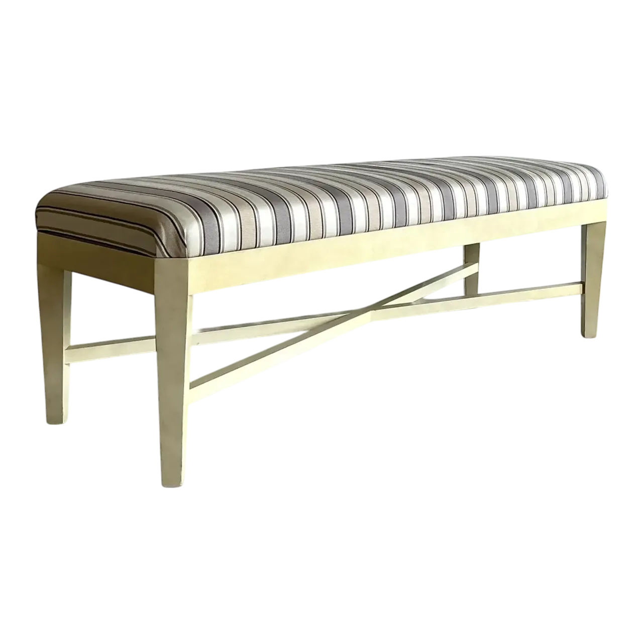 Vintage Angled Long Bench