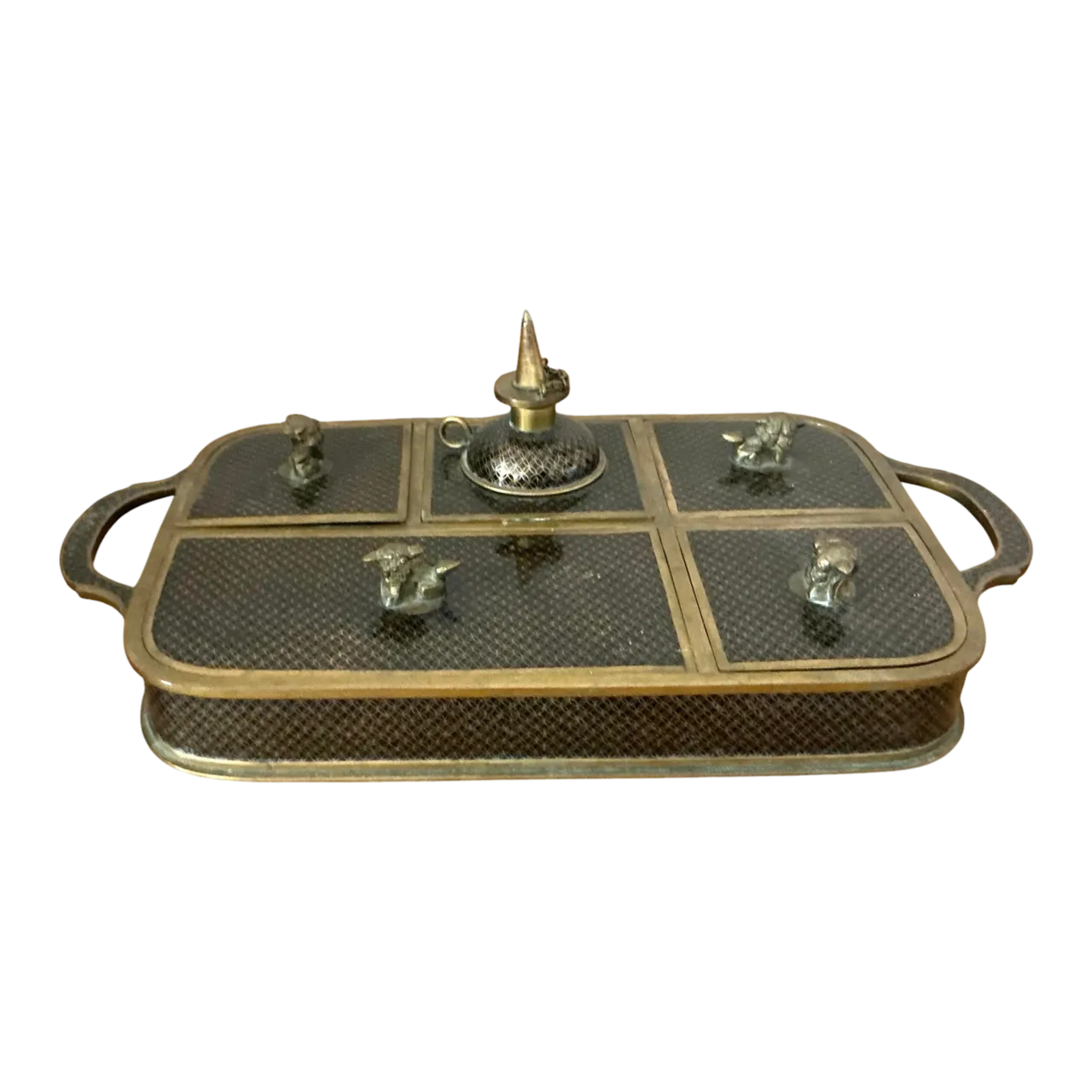 Vintage Asian Cloisonné Desk Set