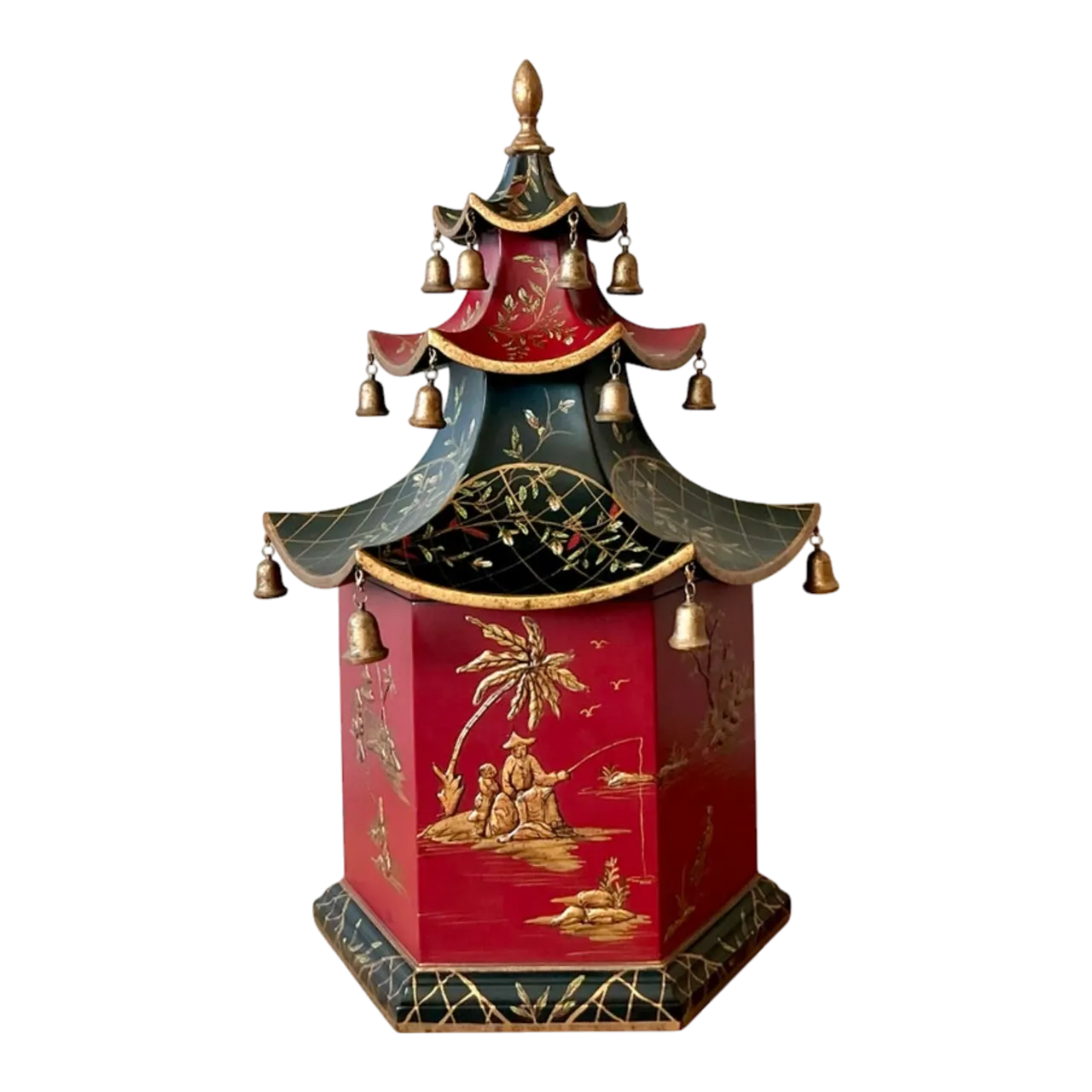 Vintage Asian Pagoda Box